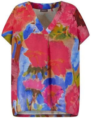 Samoon Kurzarmshirt Blusenshirt mit Flower-Print