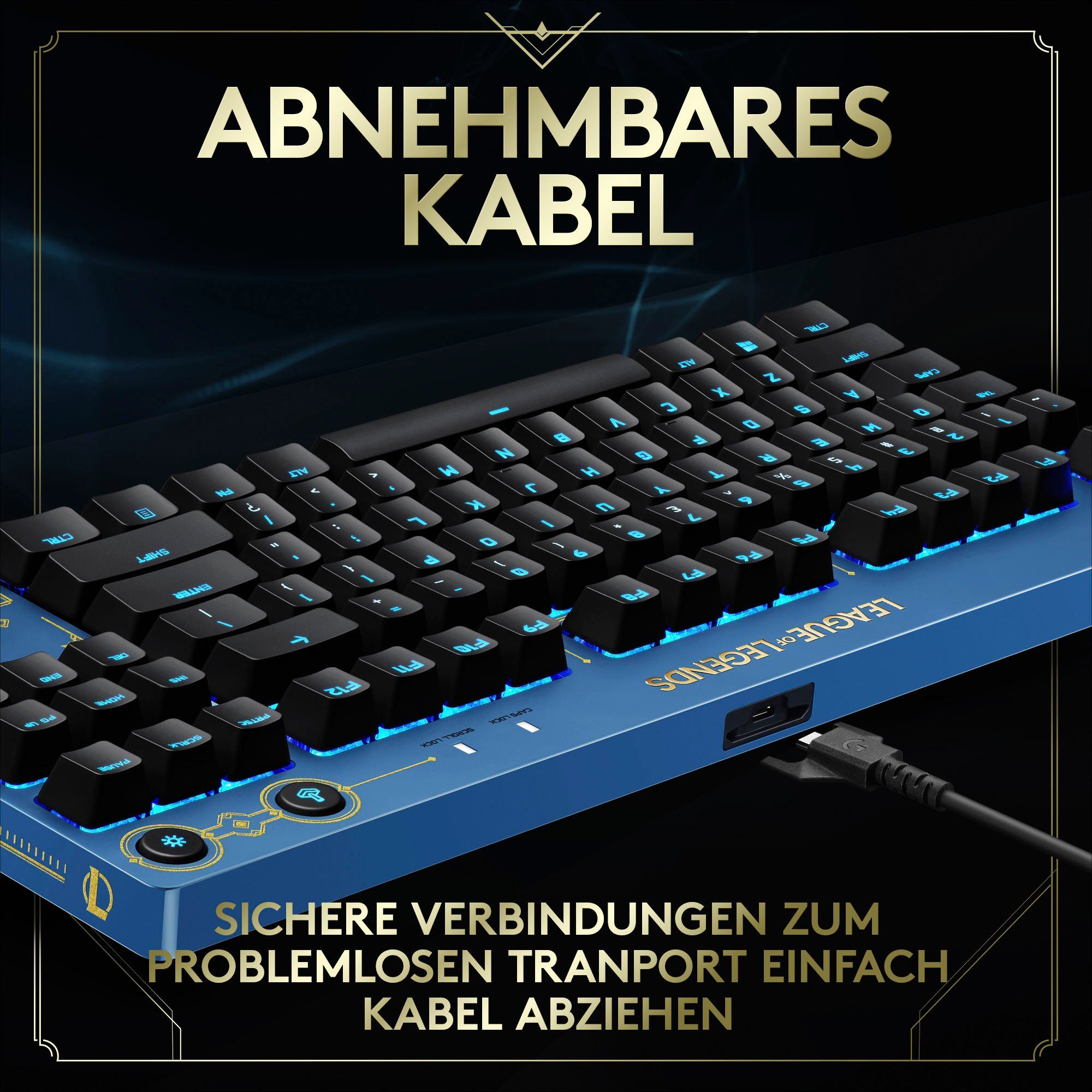 G Legends PRO G Logitech League of Edition Gaming-Tastatur