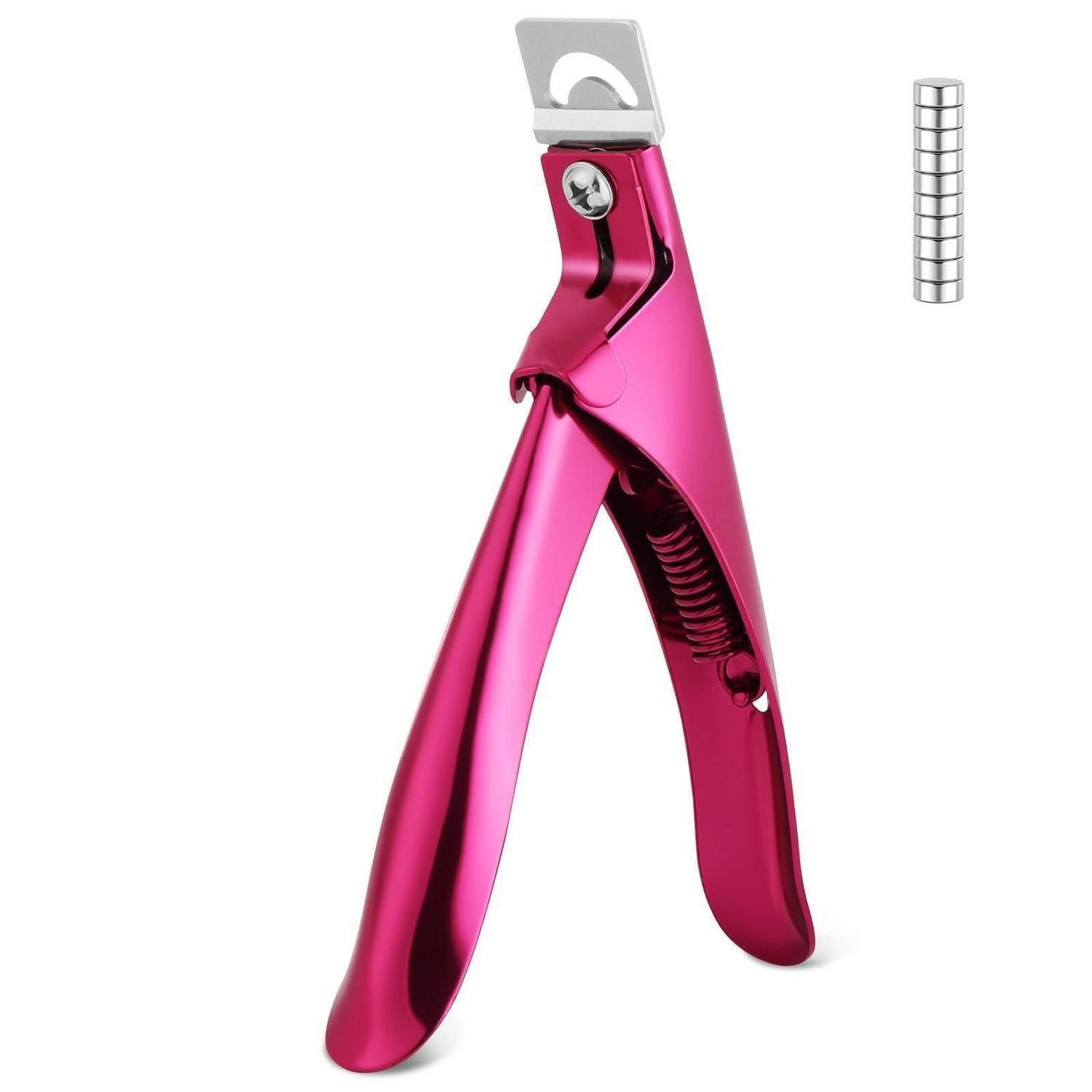 LuxusKollektion Nagelknipser Gelnagelknipser Edelstahl Rosa 3 Stile