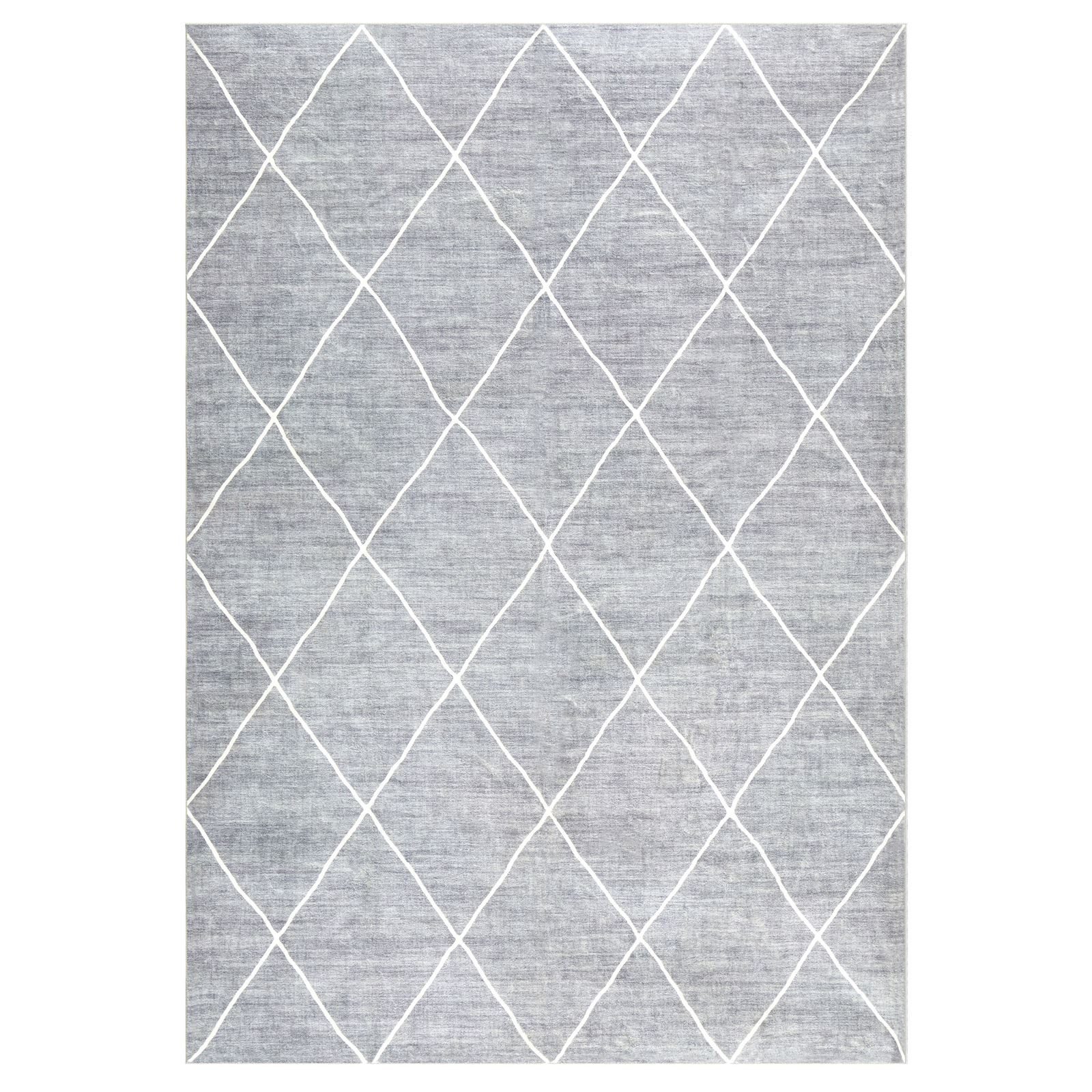 IDIMEX Teppich RHOMB, Wohnzimmerteppich 160x230cm waschbar mit Linien-Desig günstig online kaufen