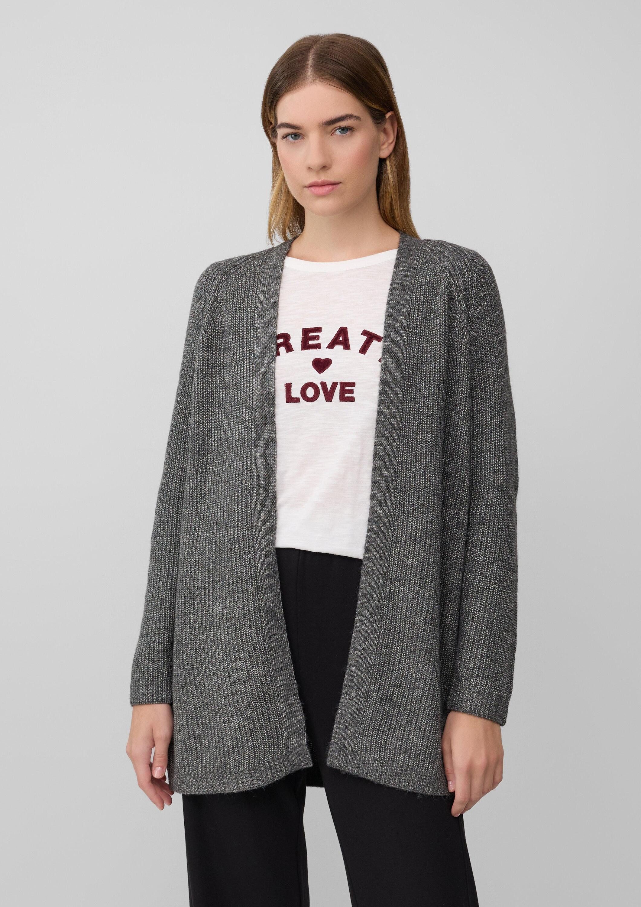 s.Oliver Cardigan Strickjacke Strukturierter Cardigan im günstig online kaufen