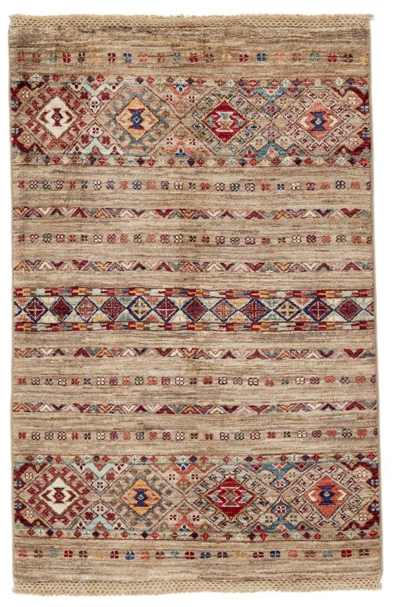 Orientteppich Arijana Shaal 83x126 Handgeknüpfter Orientteppich, Nain Trading, rechteckig, Höhe: 5 mm