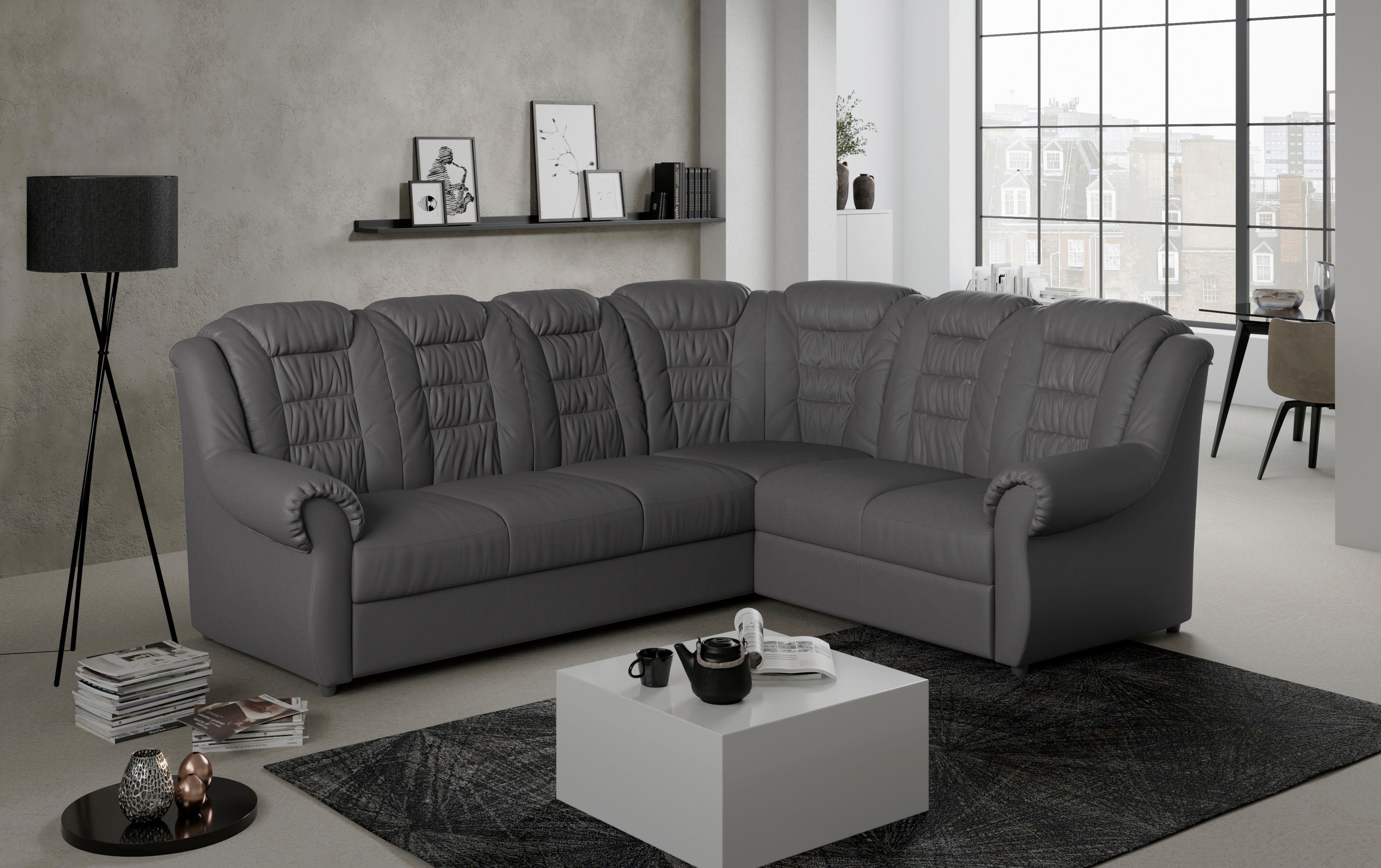 Home affaire Ecksofa Boston L-Form, mit günstig online kaufen