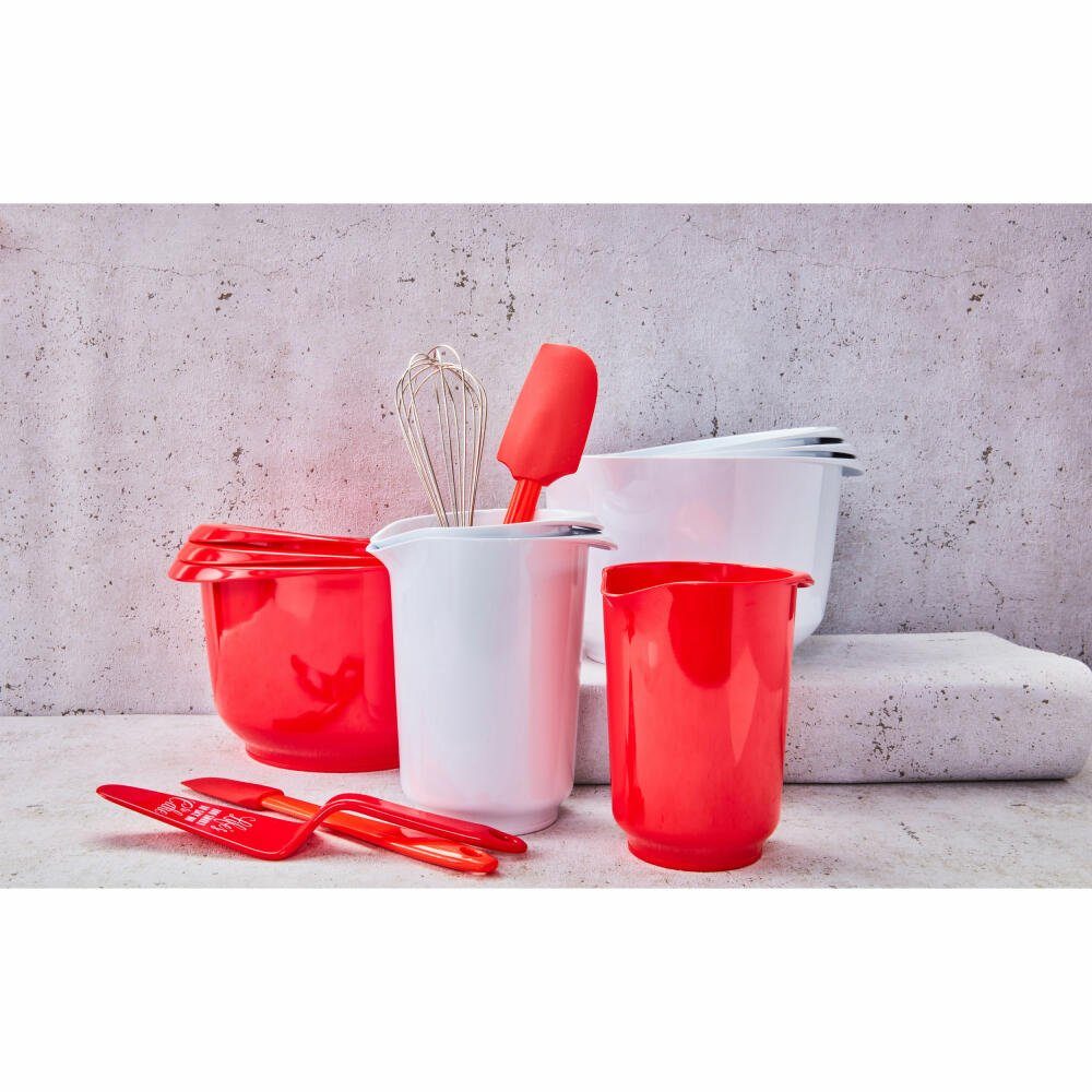 Bowl 4 Birkmann Rot Rührschüssel Kunststoff L, Colour