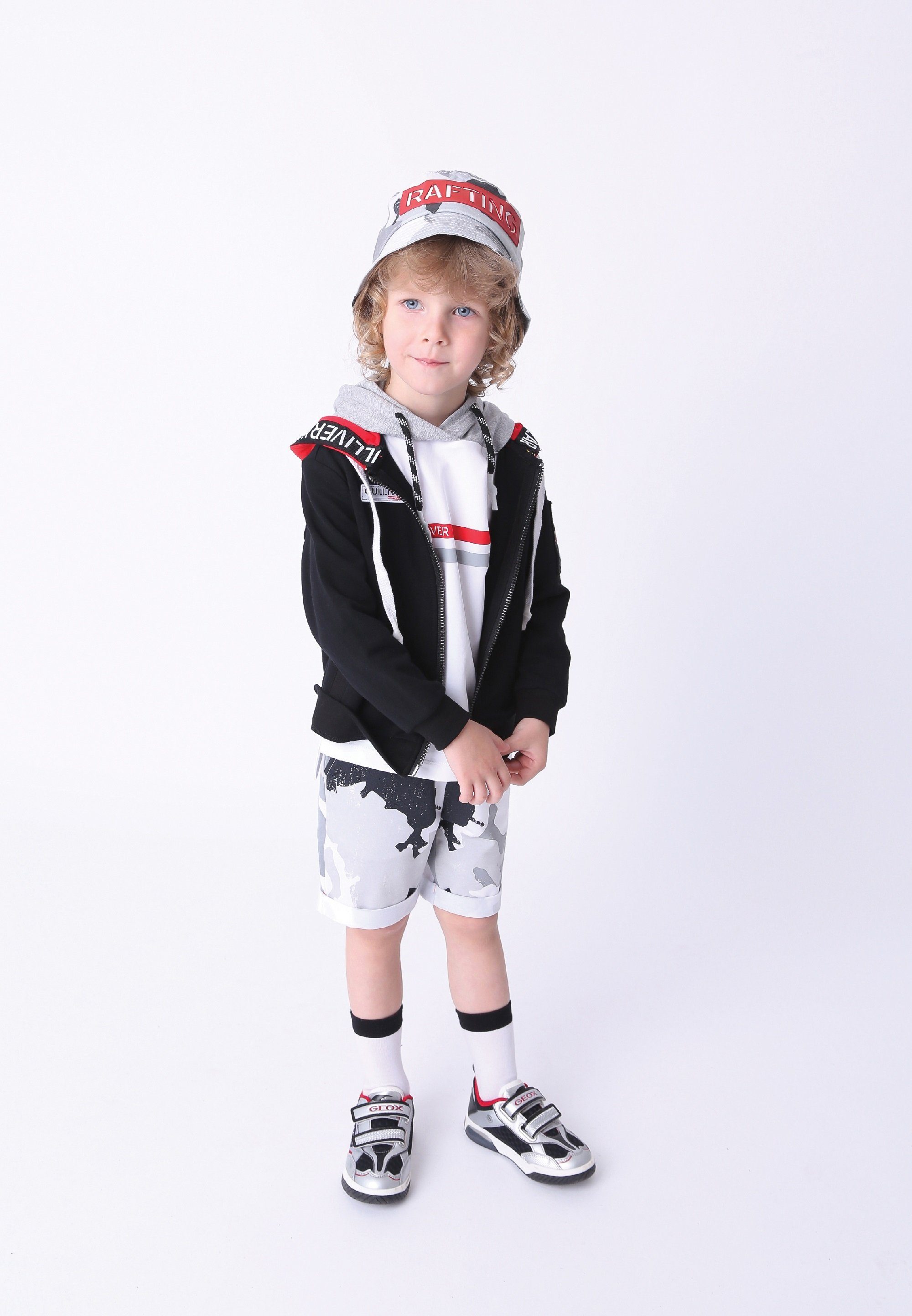 Gulliver Fischerhut mit sportlichem-Print, Fischerhut mit sportlichem Print  für Kinder