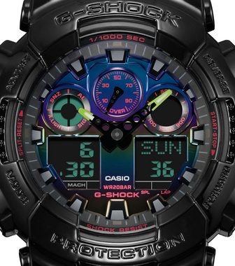 CASIO G-SHOCK Chronograph, Quarzuhr, Armbanduhr, Herrenuhr, Stoppfunktion, digital, Timer