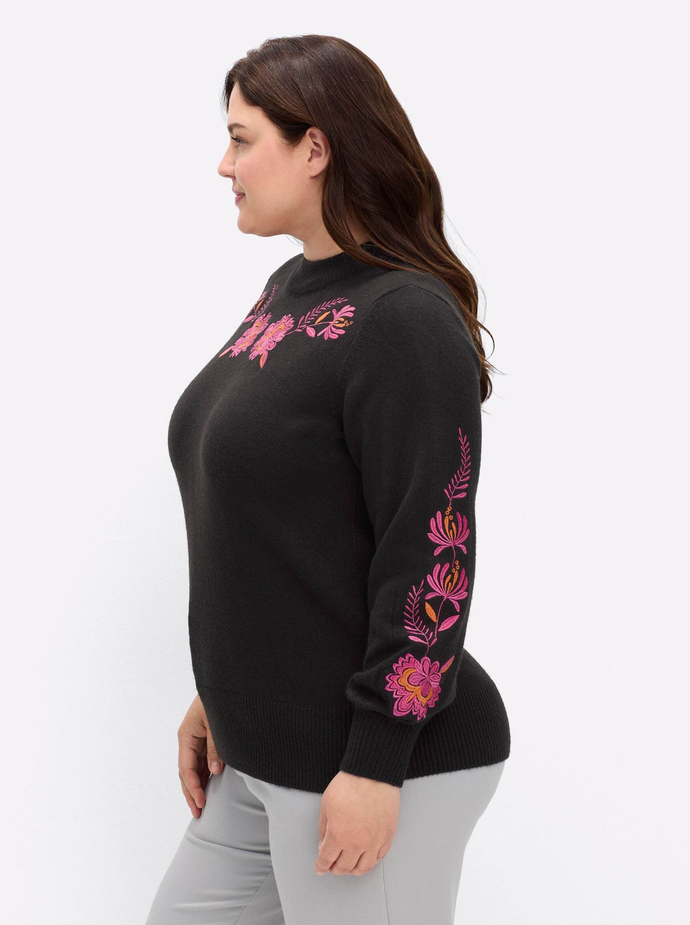 sheego by Joe Browns Strickpullover Pullover Langarm Jersey