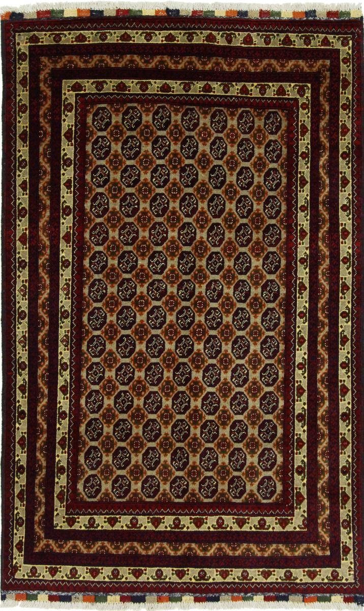 93x152 Orientteppich, Mauri mm Nain Orientteppich rechteckig, Afghan 6 Höhe: Handgeknüpfter Trading,