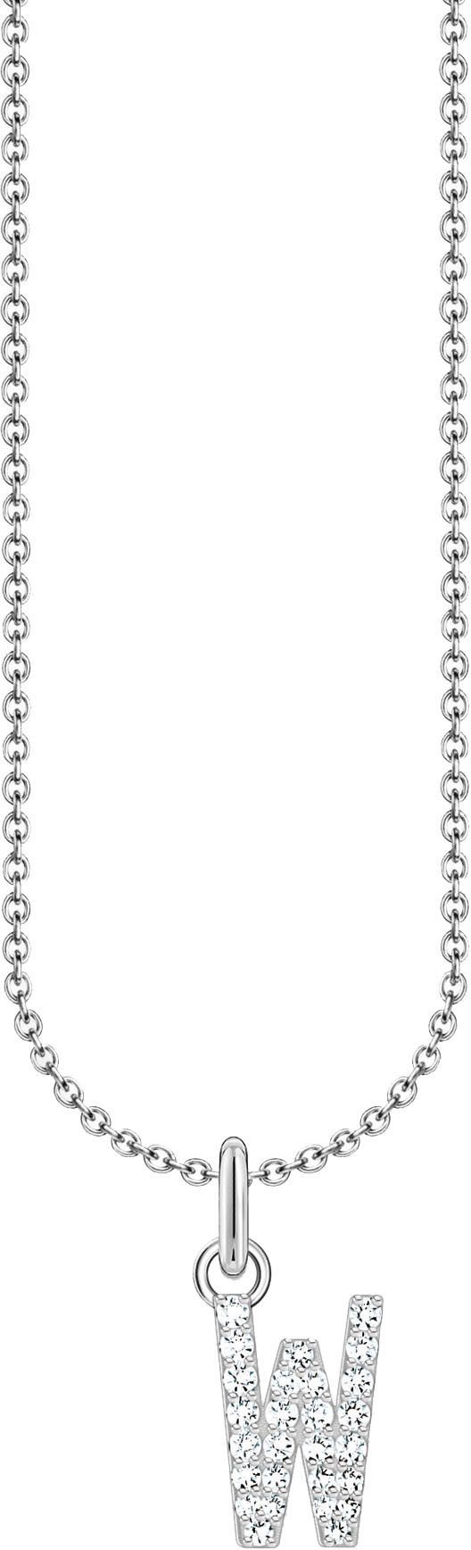 THOMAS SABO Kette mit Anhänger Buchstab... THOMAS SABO Kette mit Anhänger Buchstab...