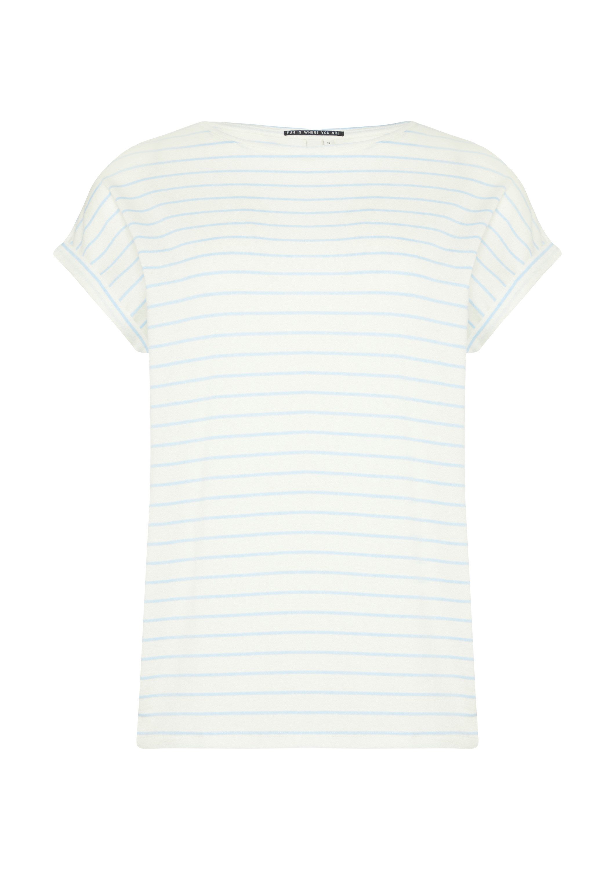 QS Kurzarmshirt T-Shirt T-Shirt aus Lyocellmix
