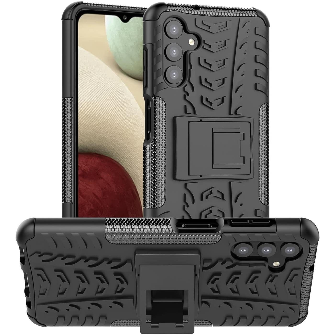 CoolGadget Handyhülle Outdoor Case Hybrid Cover für Samsung Galaxy A14 5G 6,8 Zoll, Schutzhülle extrem robust Panzer Handy Case für Samsung A14 5G Hülle