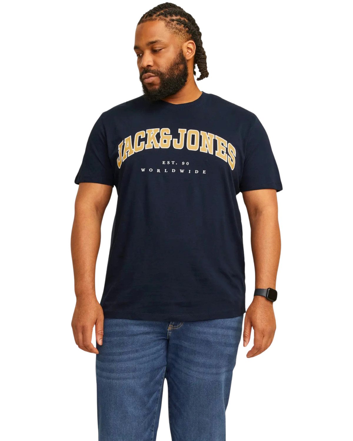 Jack & Jones PlusSize Print-Shirt Weites günstig online kaufen