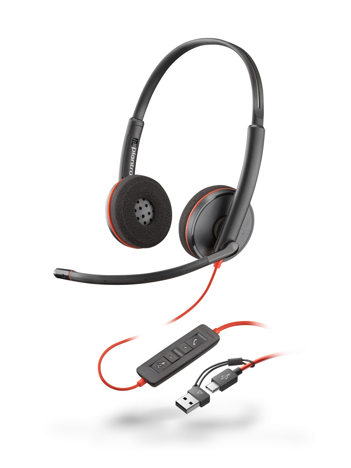Blackwire C3220 Stereo USB-C/A On-Ear-Kopfhörer