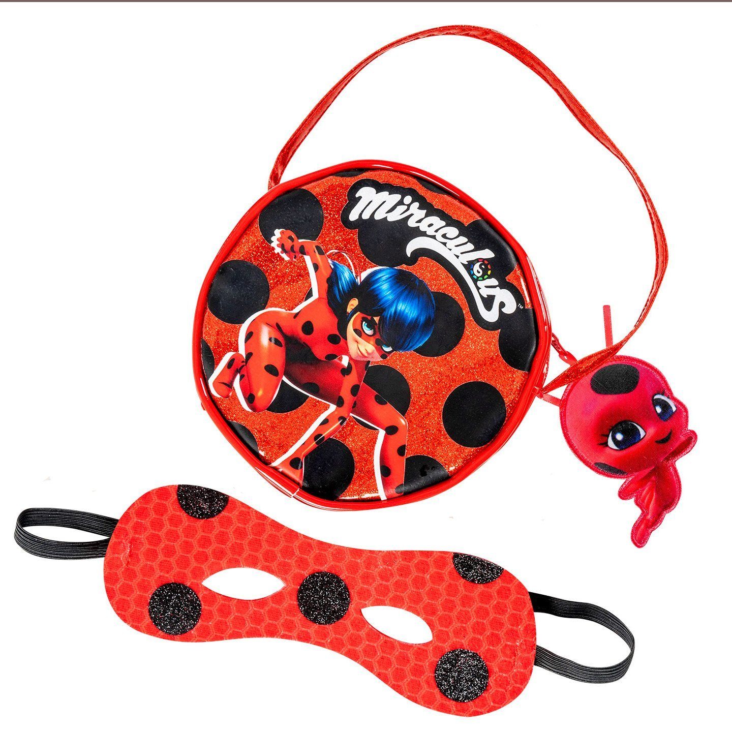 Metamorph Kostüm Miraculous Ladybug Accessoire-Set für Kinder, Miraculous-Zubehür für kleine Ladybug-Fans
