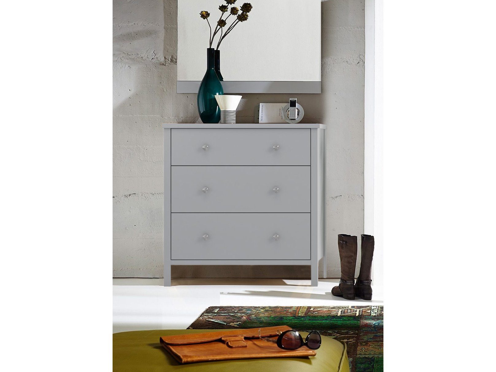 loft24 Kommode Tango, Schubladenkommode, MDF, 3 Schubladen, Made in Denmark, 80 cm