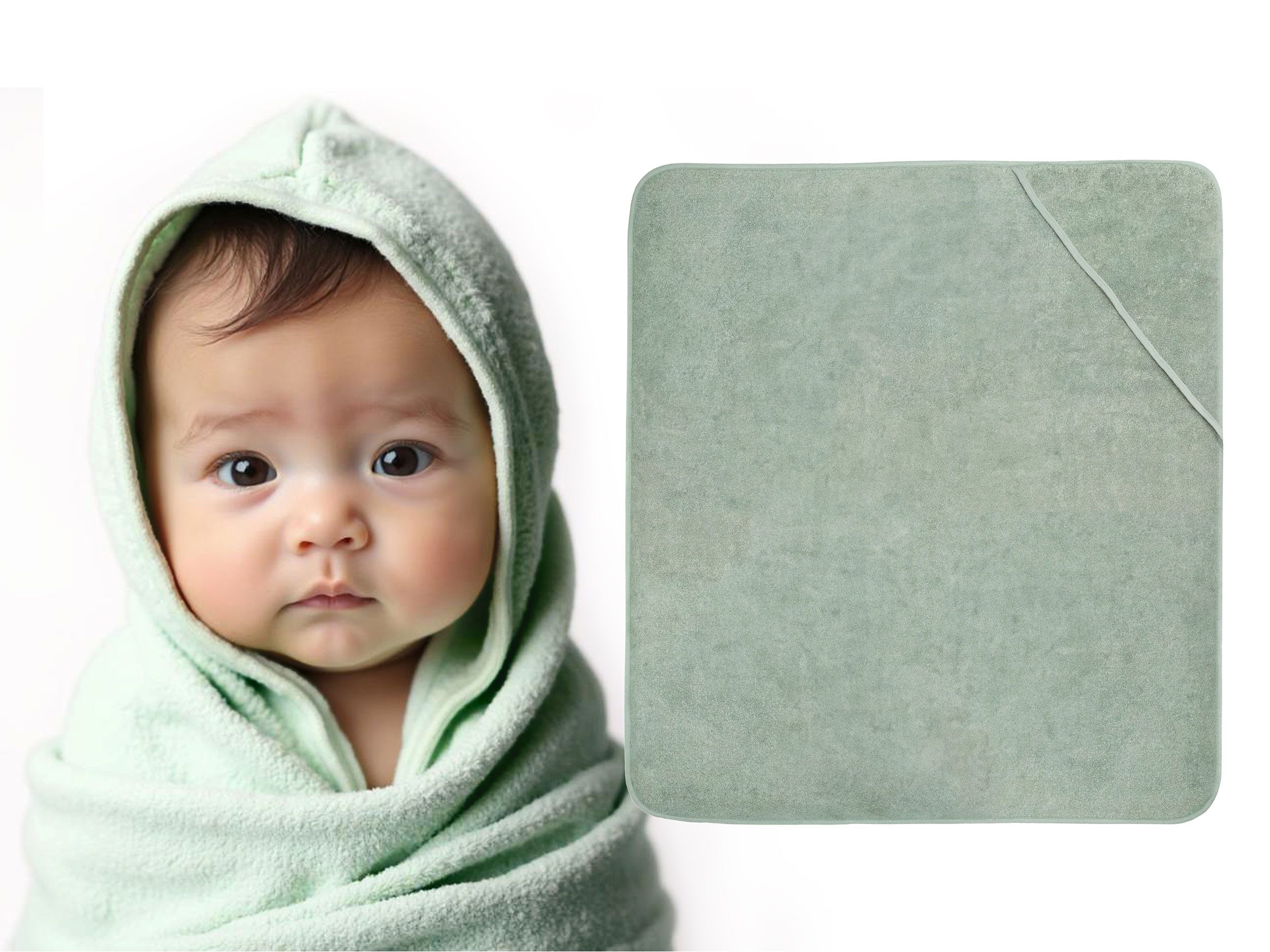 ZOLLNER Kapuzenhandtuch, Walkfrottier (1-St), 100 x 100 cm, 100% Baumwolle, günstig online kaufen