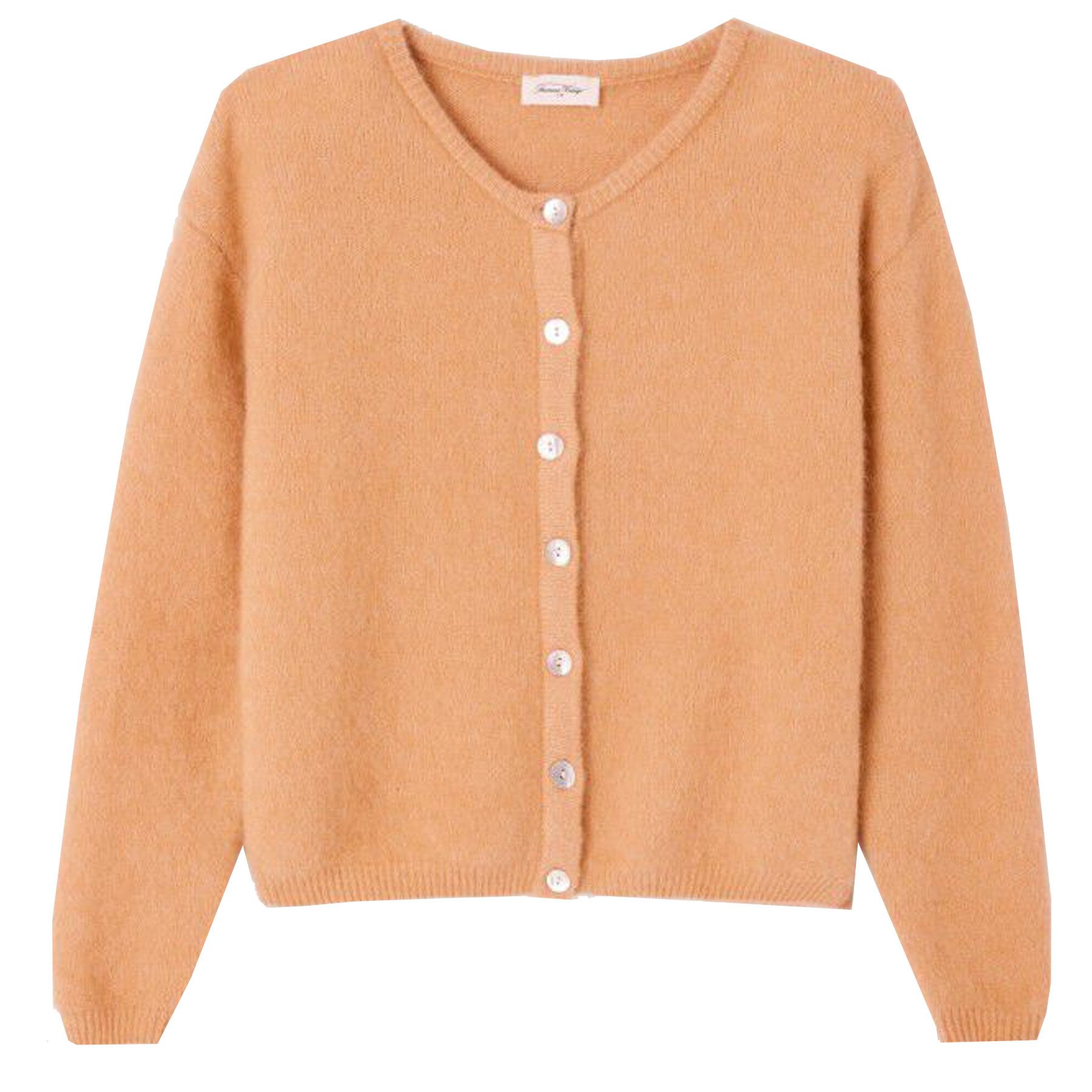 American Vintage Cardigan Cardigan VITOW mit Alpaka in Braun