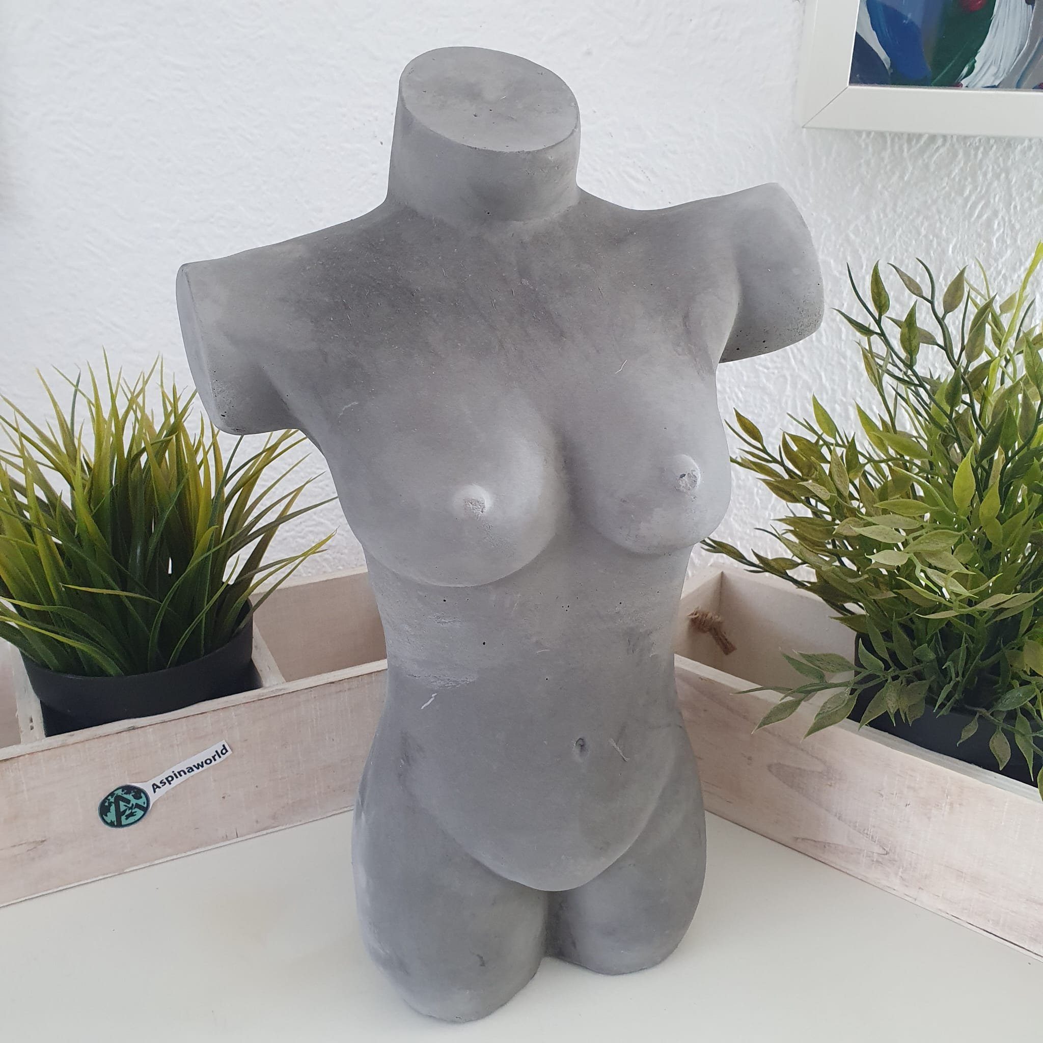 Aspinaworld Dekofigur Frauen Büste 34 cm