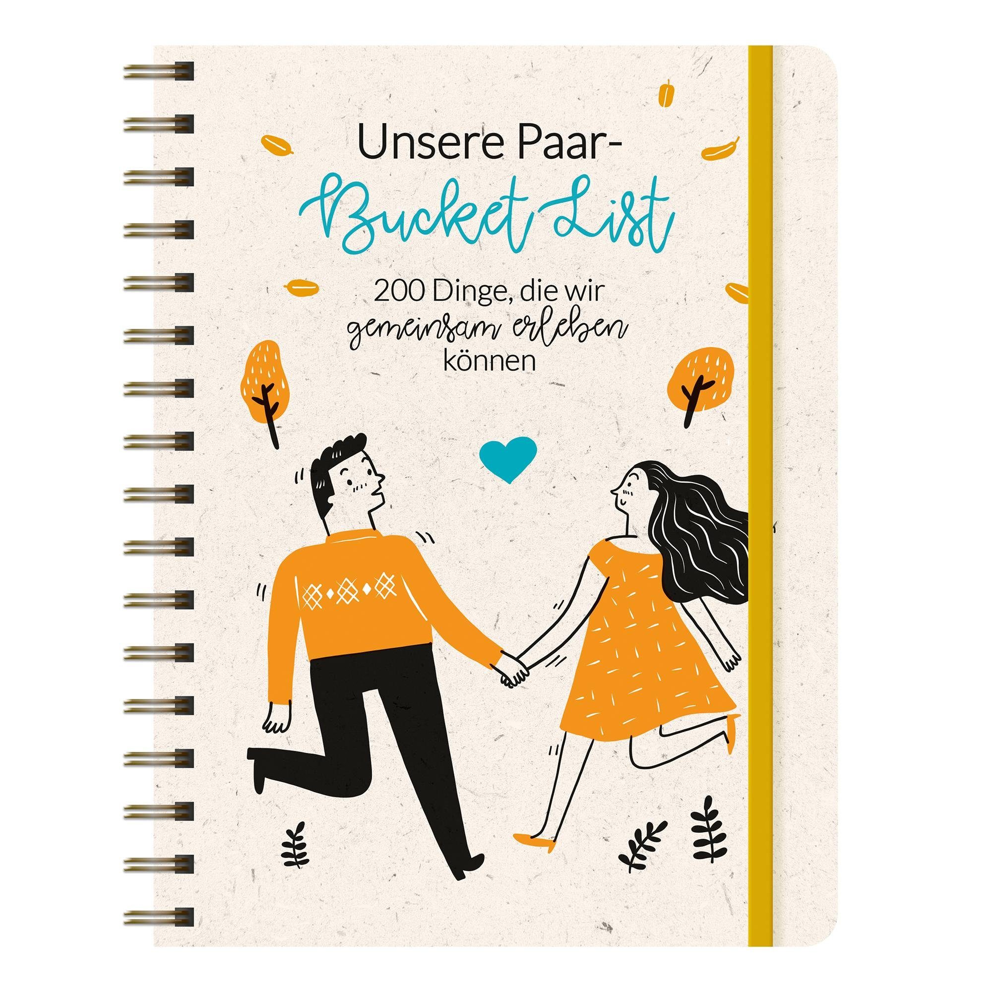 Lingen Verlag Notizbuch können die List: Dinge erleben Unsere wir 200 gemeinsam Paar-Bucket