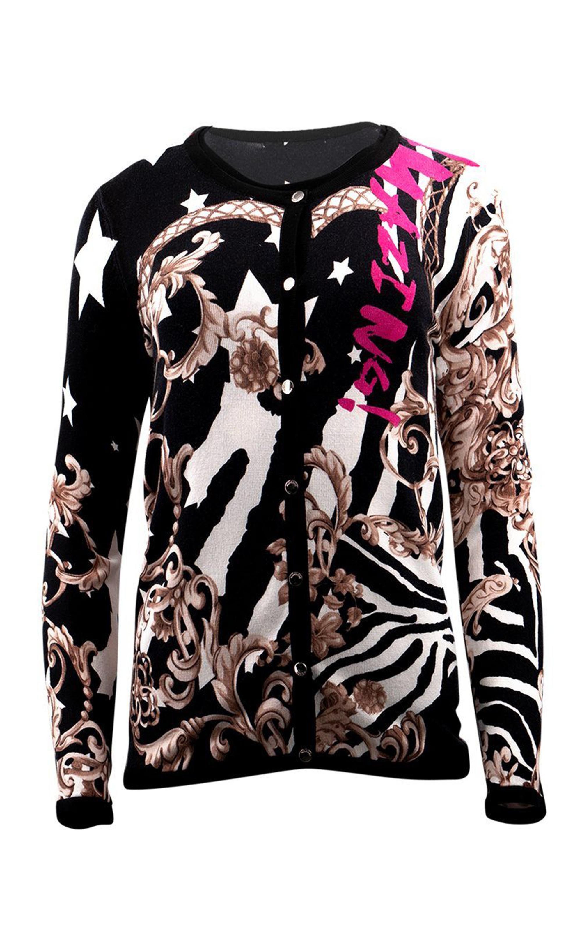 Passioni 2-in-1-Strickjacke Twinset im Mustermix günstig online kaufen