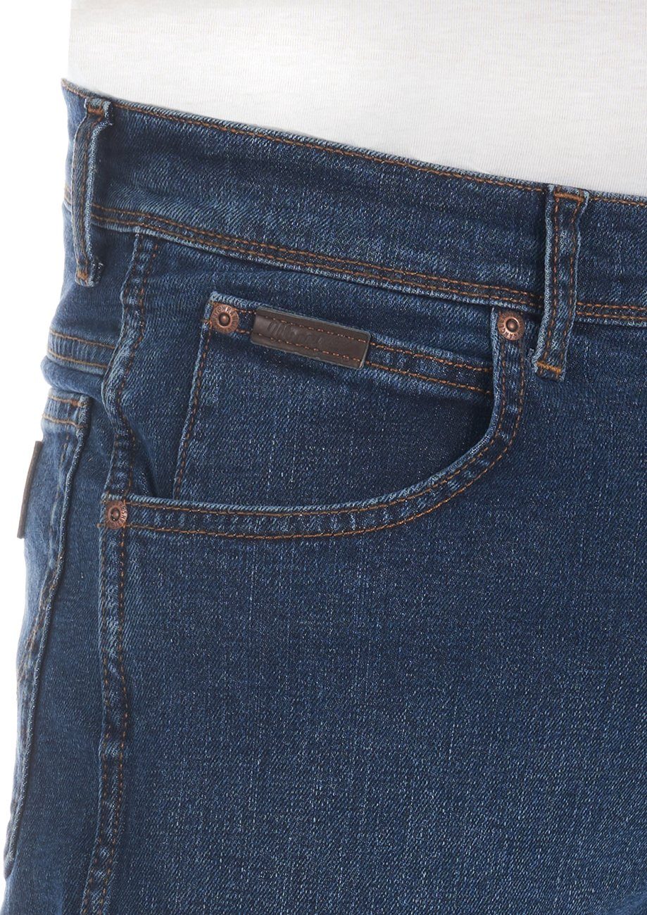 Wrangler Straight-Jeans Herren Jeanshose Texas Stretch Regular Fit Denim Hose mit Stretch – Bild 4 von 5