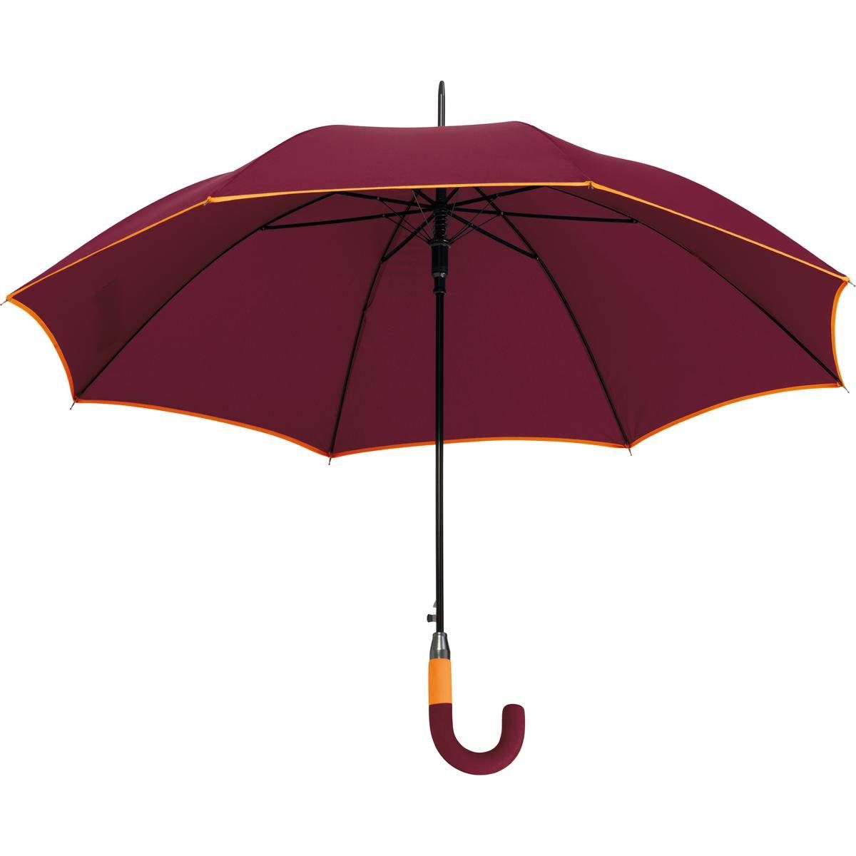 Easy Gifts Stockregenschirm Automatik-Regenschirm / mit Griff aus EVA / Farbe: bordeaux