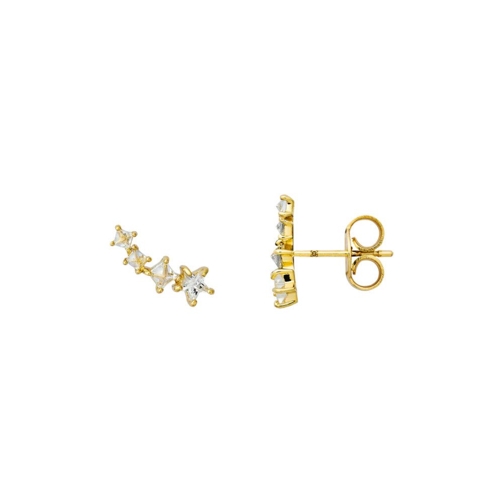 XENOX Paar Ohrstecker XG14K608, sternförmig