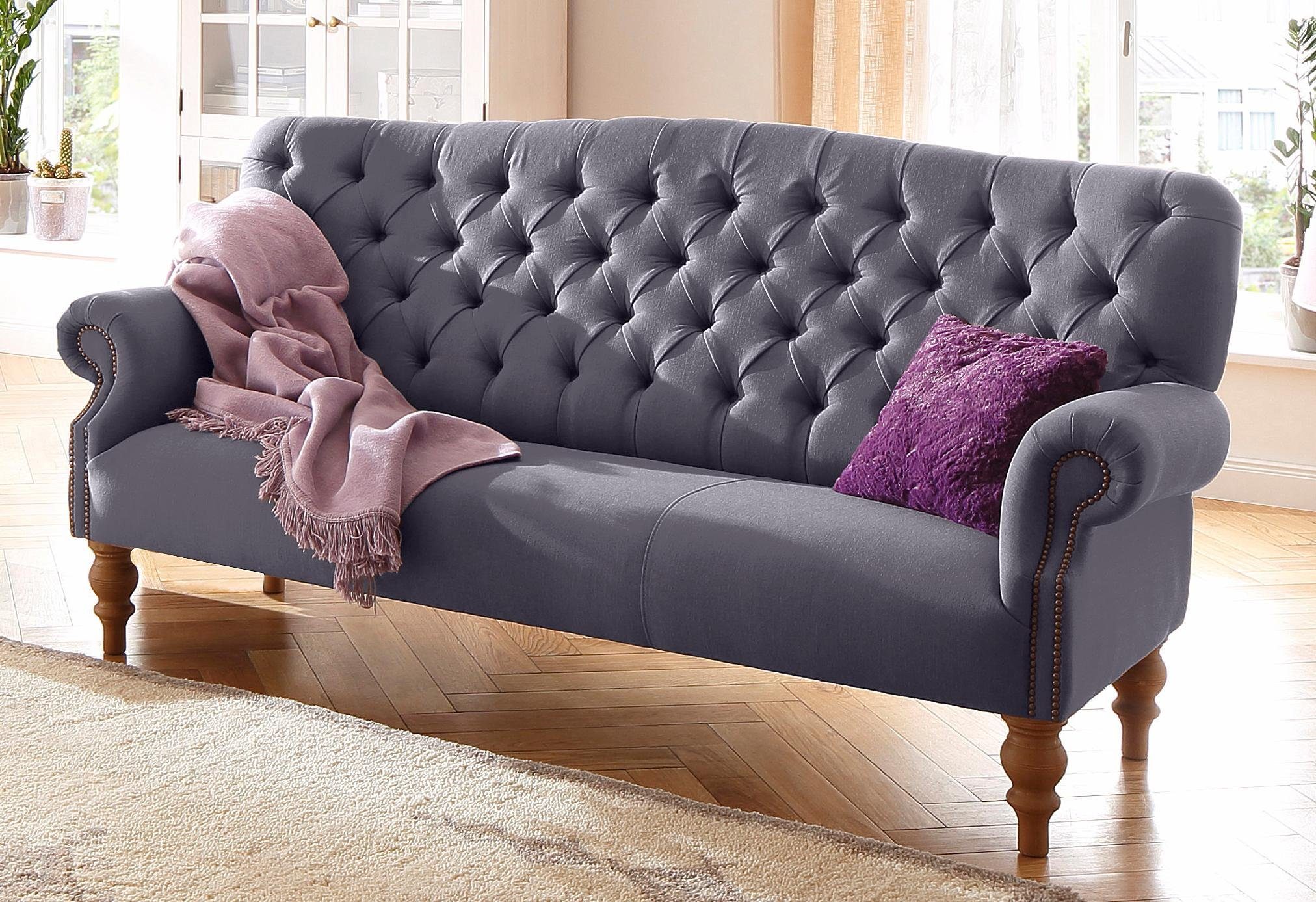 Home affaire Chesterfield-Sofa Lord, mit echter günstig online kaufen