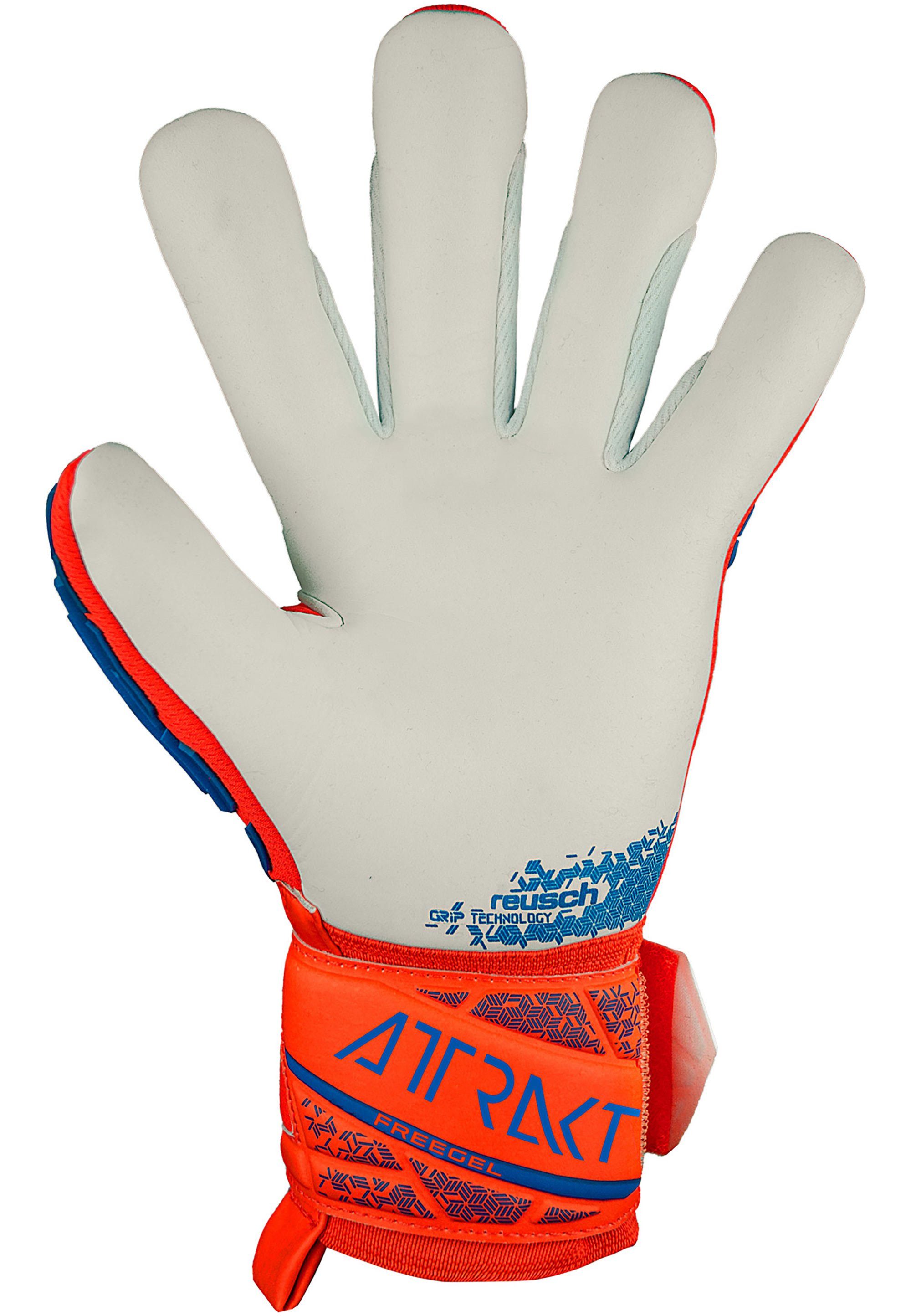 Reusch Torwarthandschuhe Attrakt Freegel Silver mit Evolution Negative Cut