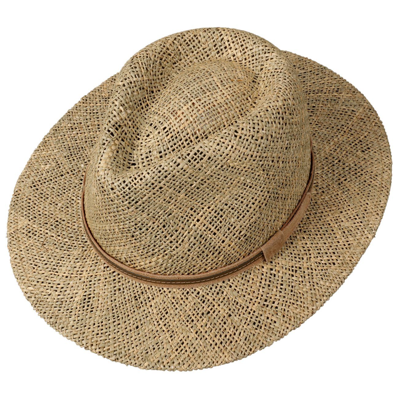 Damen Hüte Lierys Sonnenhut (1-St) Sommerhut mit Lederband, Made in Italy