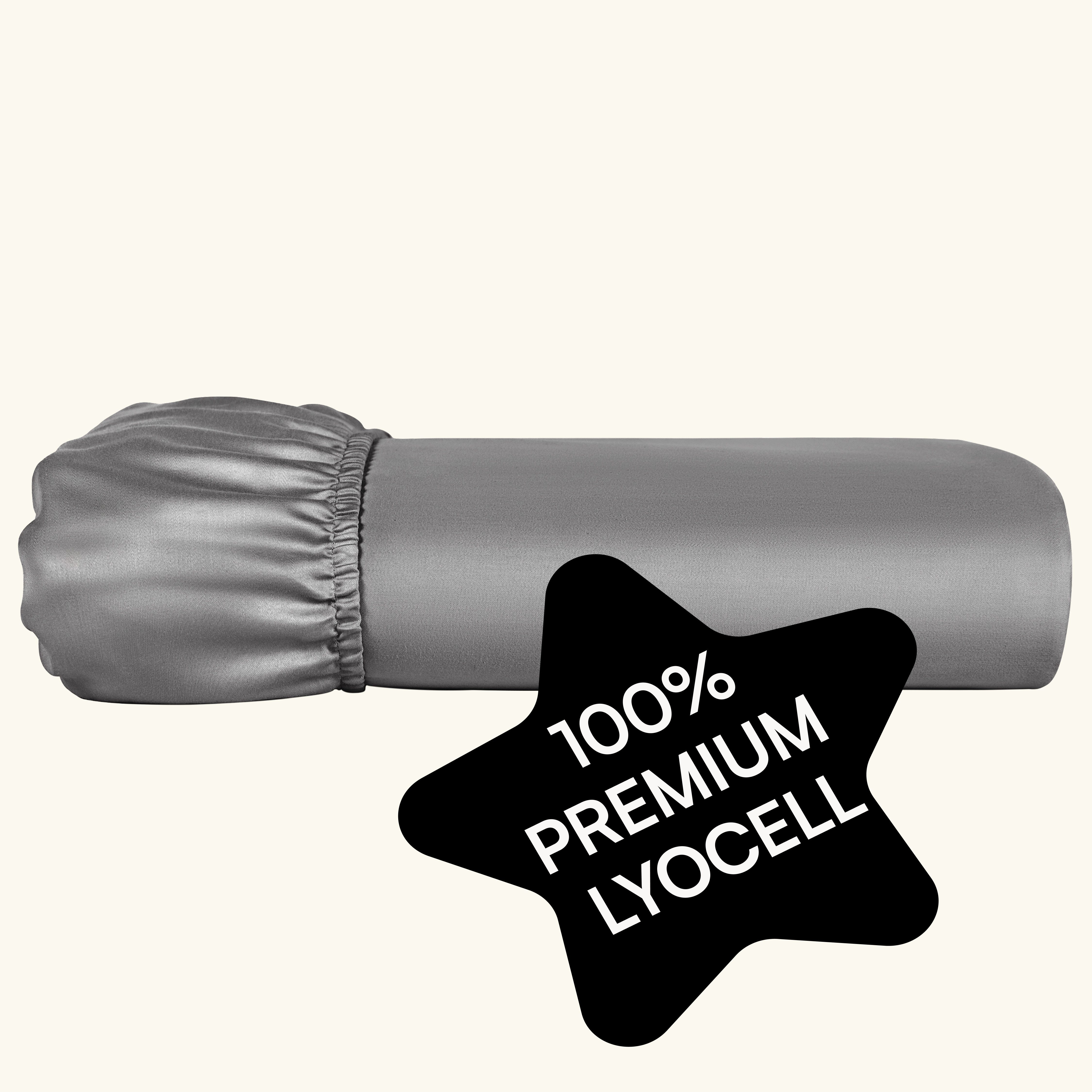 Spannbettlaken 100% Lyocell (Tencel), weiches, atmungsaktives Spannbetttuch