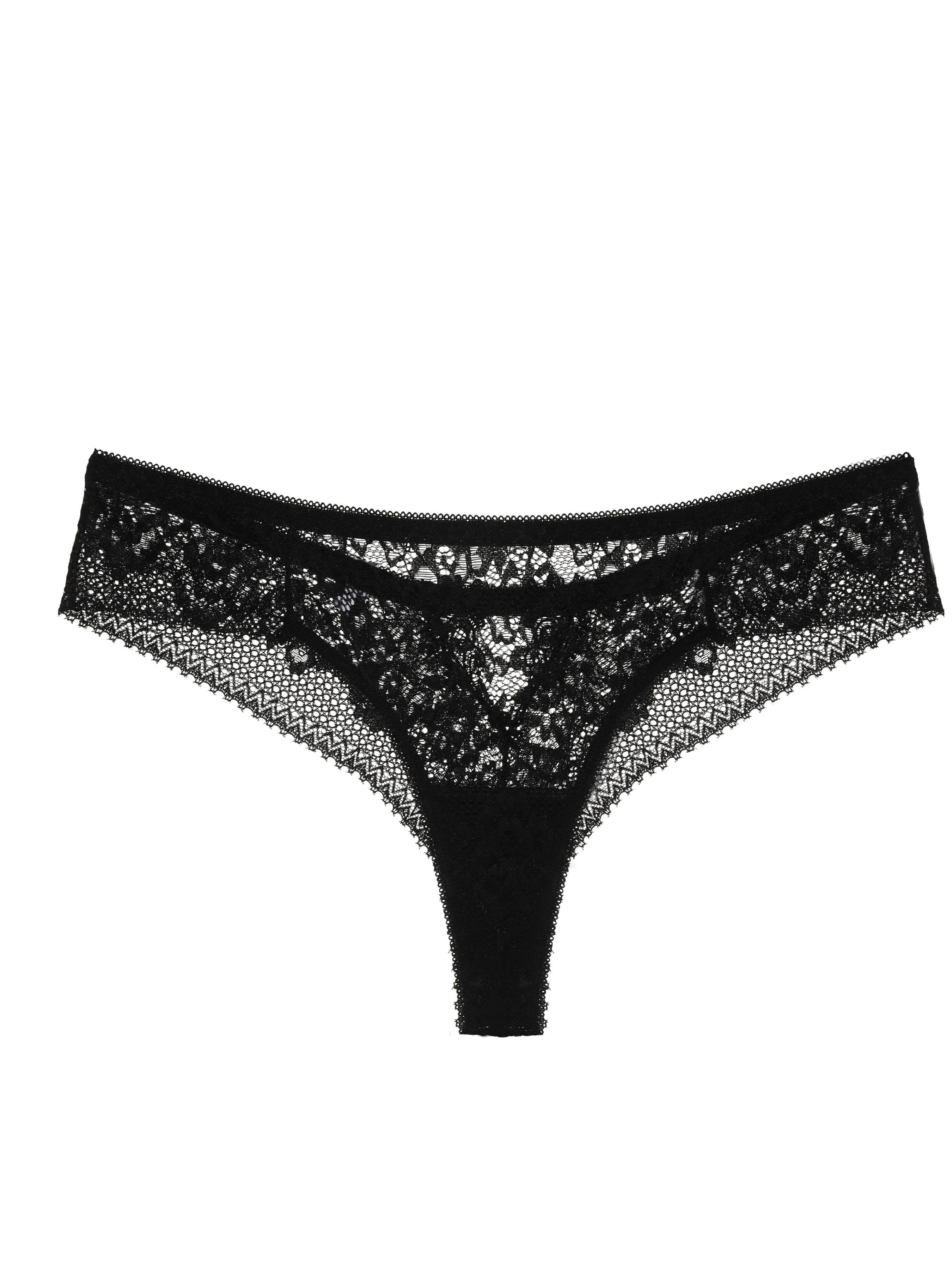 Elegant Love Tangaslip Atmungsaktiver Damen Dessous Slip, sexy Unterwäsche in Spitzenoptik Tanga /V-Strings, Höschen Lingerie für Damen