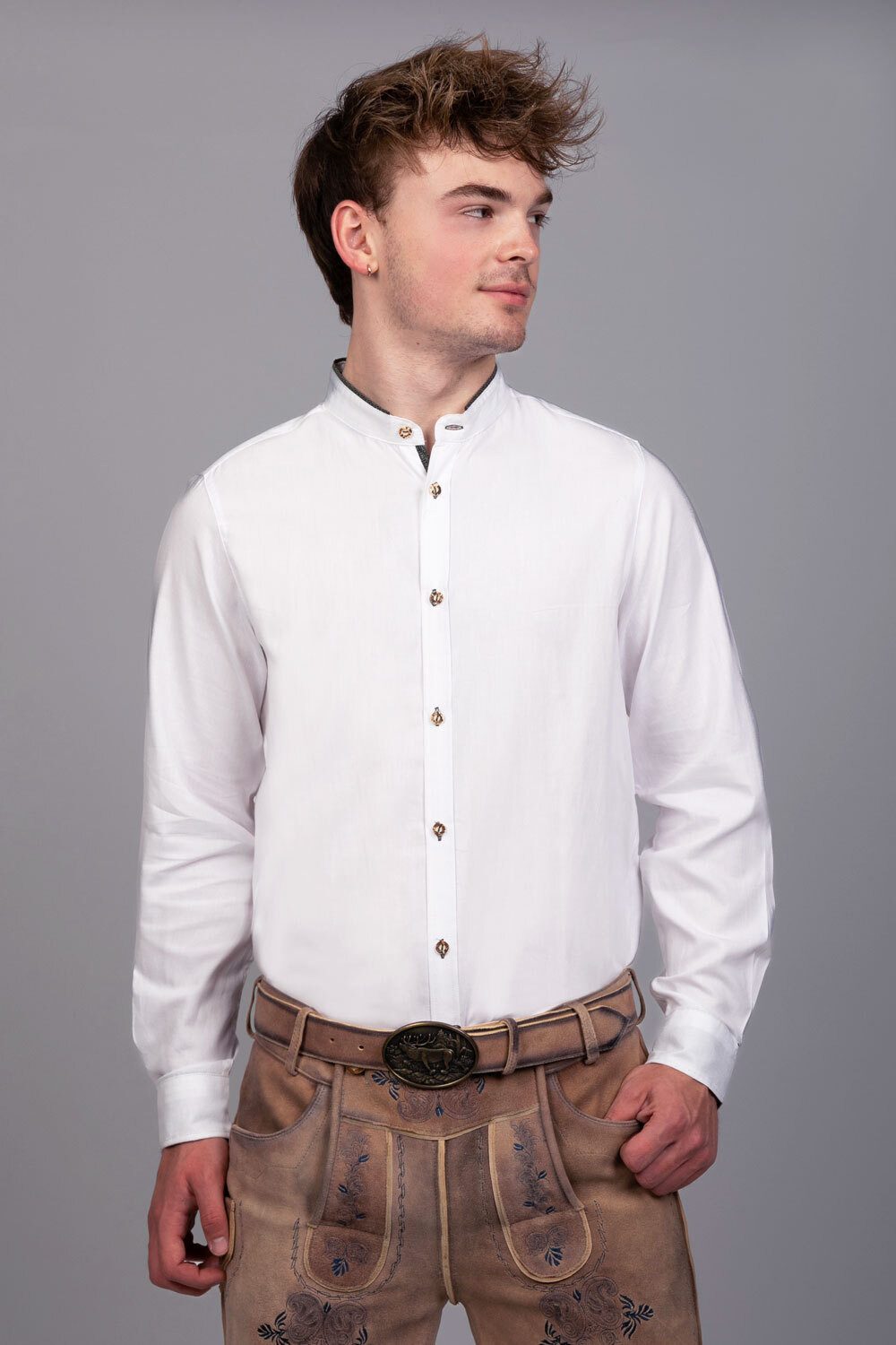 Edelnice Trachtenhemd grün günstig online kaufen