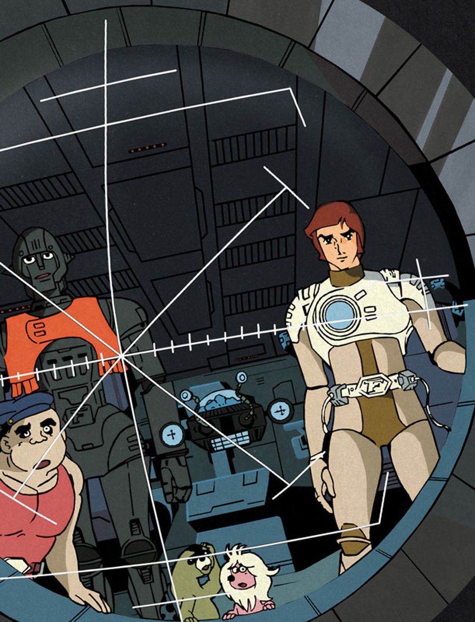 style3 T-Shirt Future Crew anime captain future raumschiff günstig online kaufen