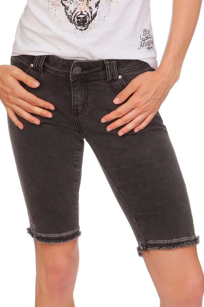 Hangowear Trachtenjeans Trachtenjeans Damen - LISA - anthrazit