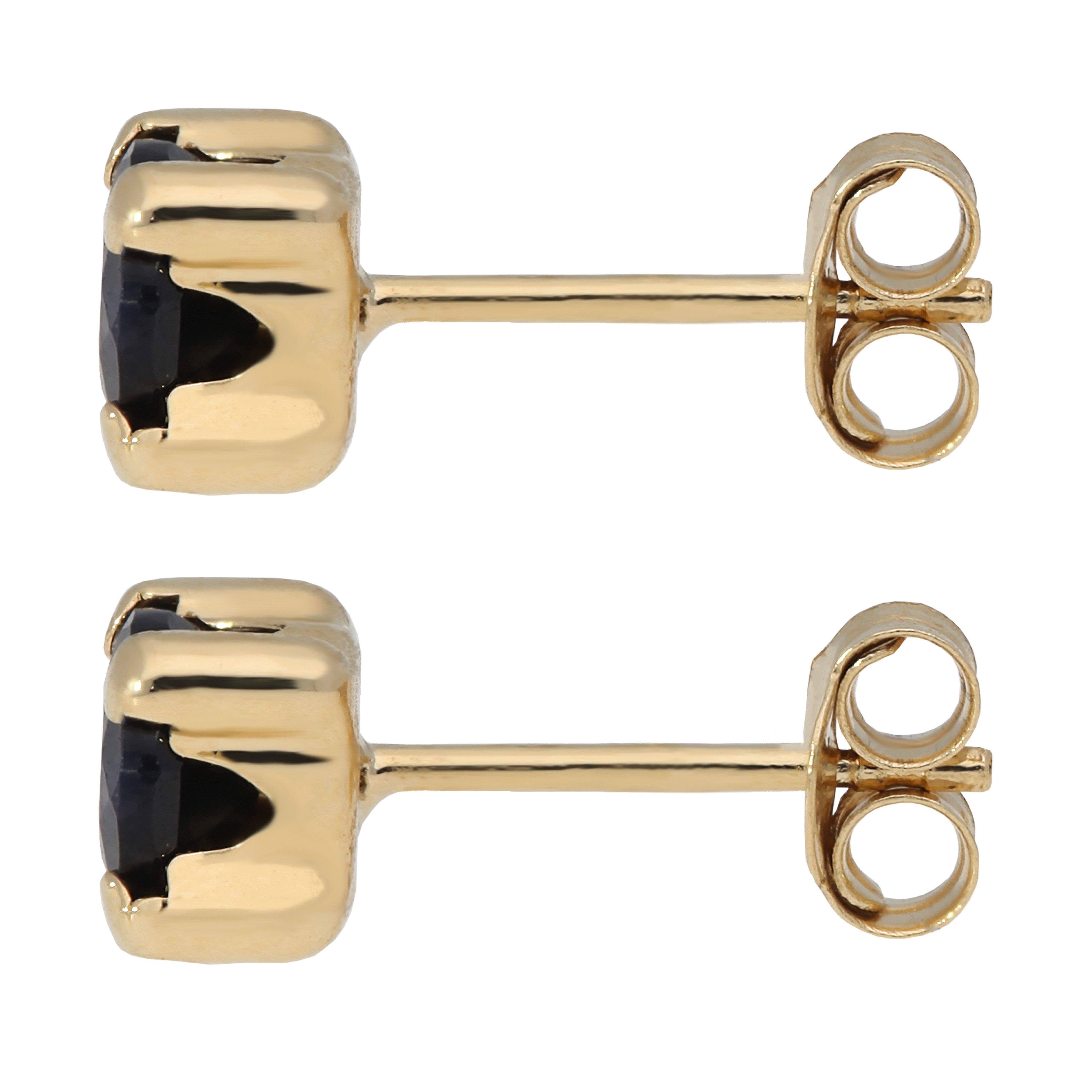 Firetti Paar Ohrstecker Schmuck Geschenk Gold 375 Ohrschmuck Ohrringe Solitär, mit Saphir, Smaragd oder Rubin