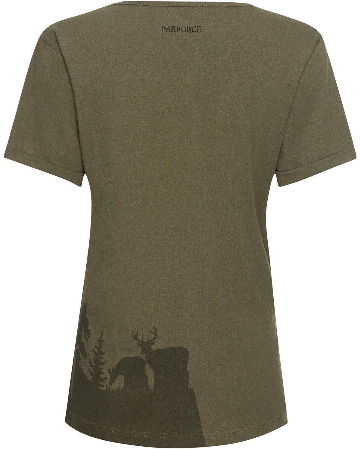 Parforce Essential T-Shirt Damen T-Shirt Rotwild Silhouette