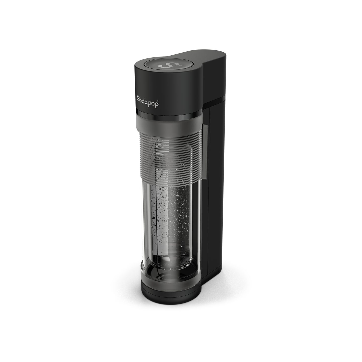 Sodapop Wassersprudler Logan inkl. 3 Glasflaschen & CO² Zylinder – Bild 4 von 5