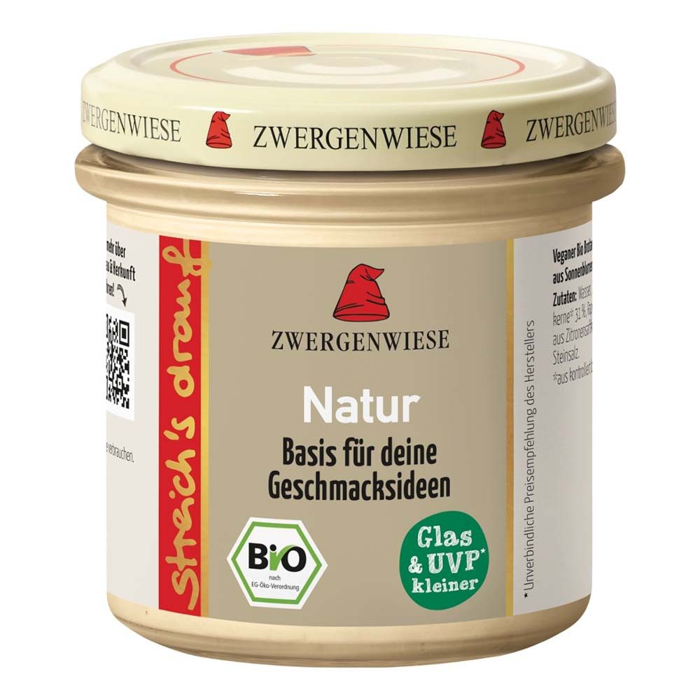 Zwergenwiese Herzhafter Brotaufstrich Streich's drauf - Natur 135g