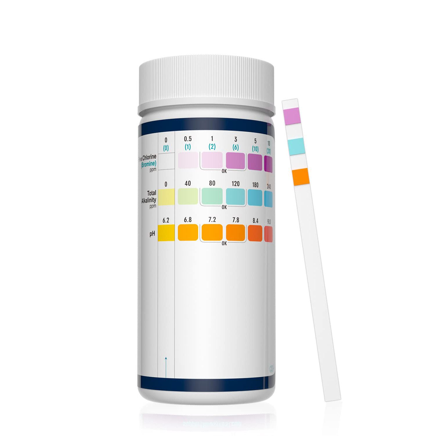 FOUORTUNATE-BEE Poolpflege 3-in-1 Pool-Teststreifen für Spa, 100 Stäbchen, günstig online kaufen