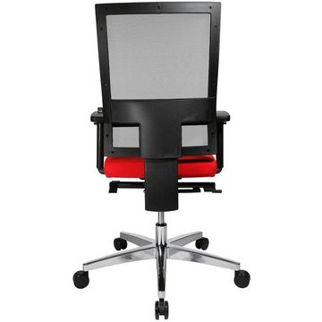 TOPSTAR Bürostuhl 1 Stuhl Bürostuhl Profi Net 11 High - rot/schwarz