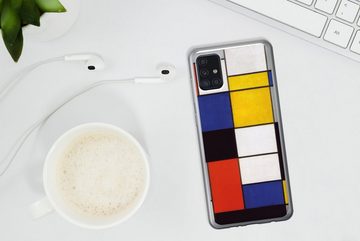 MuchoWow Handyhülle Komposition A - Piet Mondrian, Handyhülle Samsung Galaxy A52 5G, Smartphone-Bumper, Print, Handy