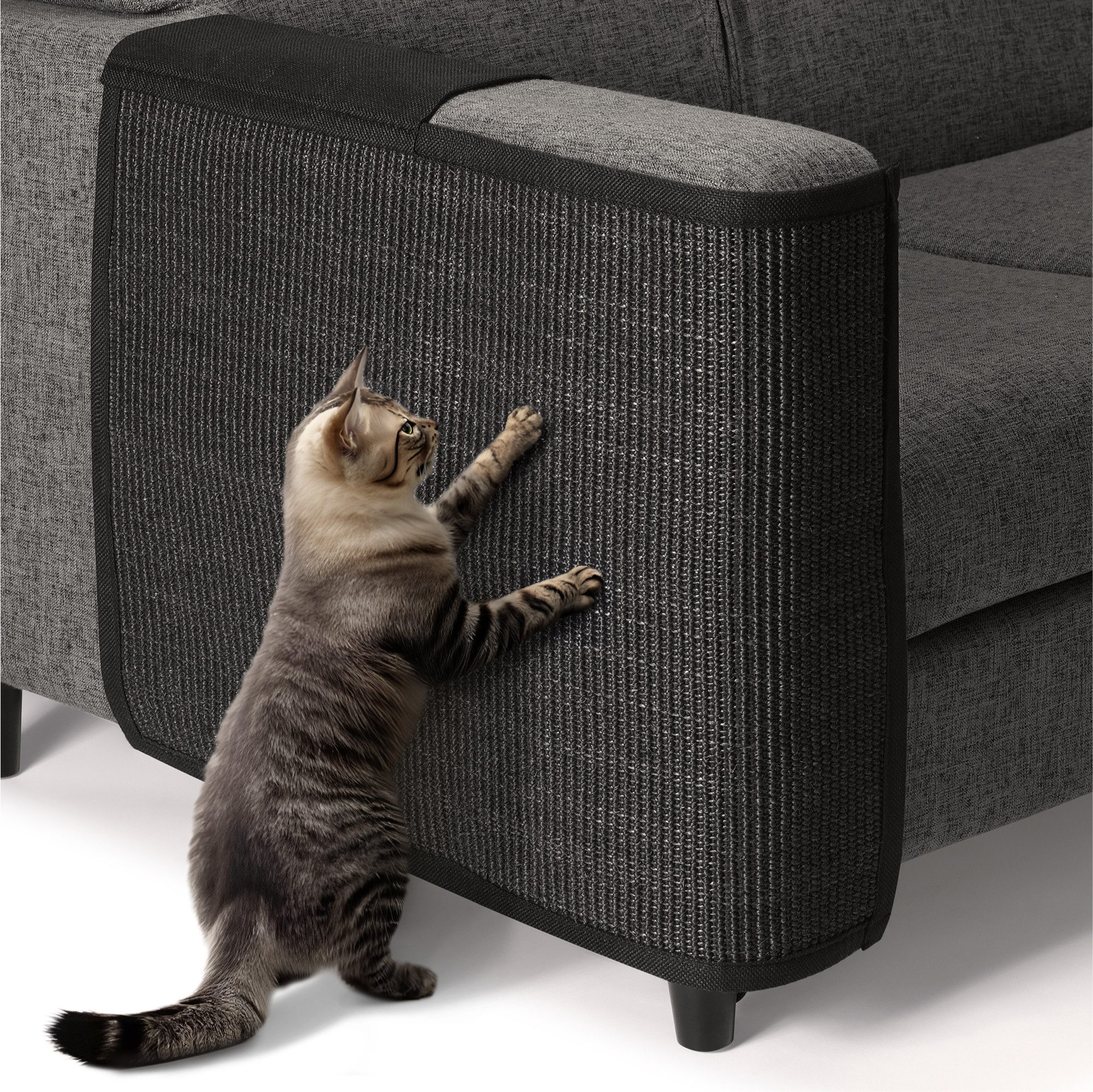 Kratzpappe Katzen Kratzmatte Kratzschutz Sofa - Sisal Kratzteppich für Katze -