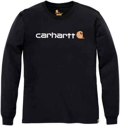 Carhartt Sweatshirt Long Sleeve Marineblau (1-tlg)