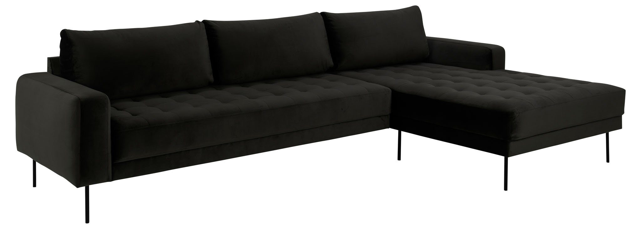 ebuy24 Sofa Rouge 2,5-Sitzer-Sofa mi.//Grau-braun//Rechtsgewen Grau-braun//Rechtsgewendet