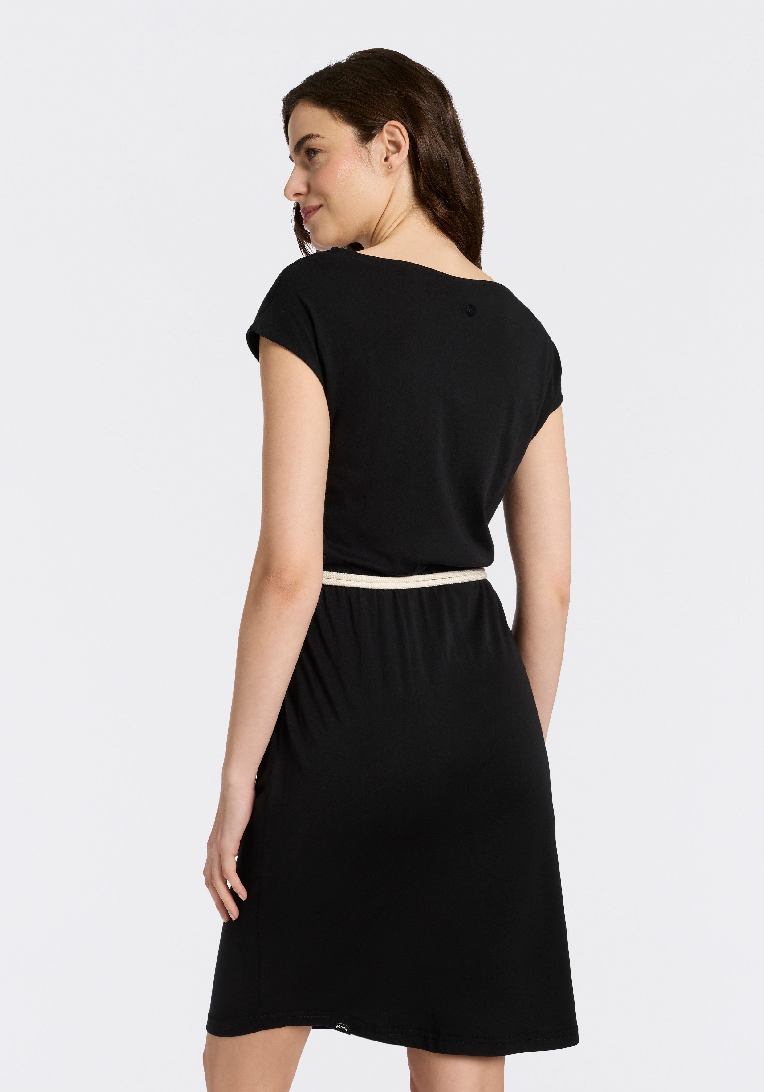 Ragwear Minikleid LILITHE O mit Taillen-Bindegürtel günstig online kaufen