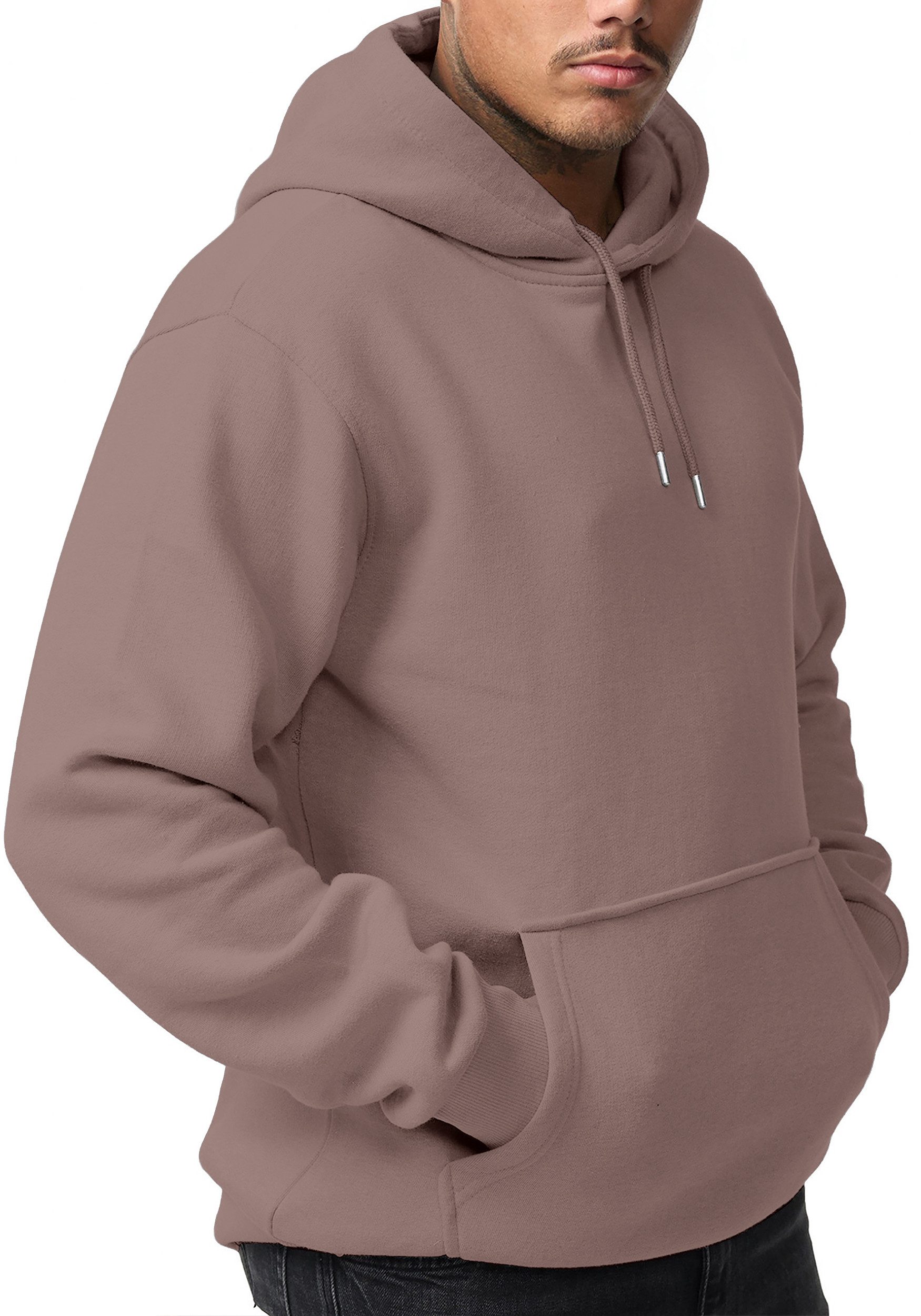 Smith & Solo Kapuzensweatshirt Hoodie Herren Kapuzenpullover (1-tlg) Baumwollmischung