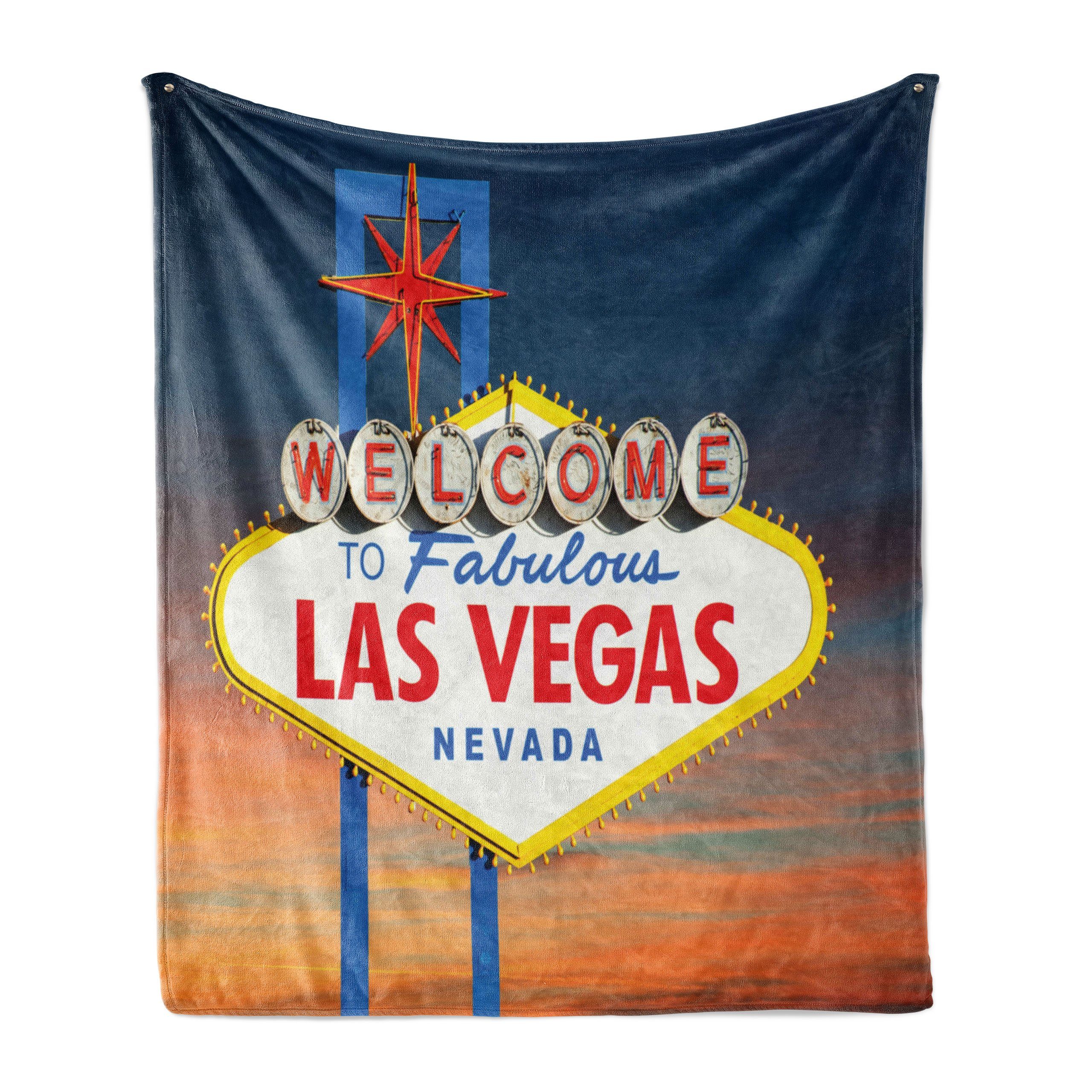 Fabulous Amerika Wohndecke Plüsch Gemütlicher Nevada den Innen- Vereinigte für Staaten Las Vegas und Außenbereich, von Abakuhaus,