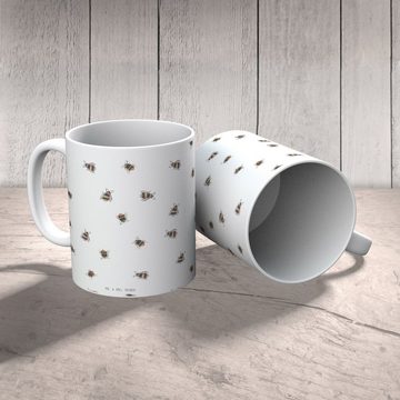 Mr. & Mrs. Panda Tasse Hummel flauschig - Weiß - Geschenk, Tasse, Keramiktasse, Becher, Tier, Keramik