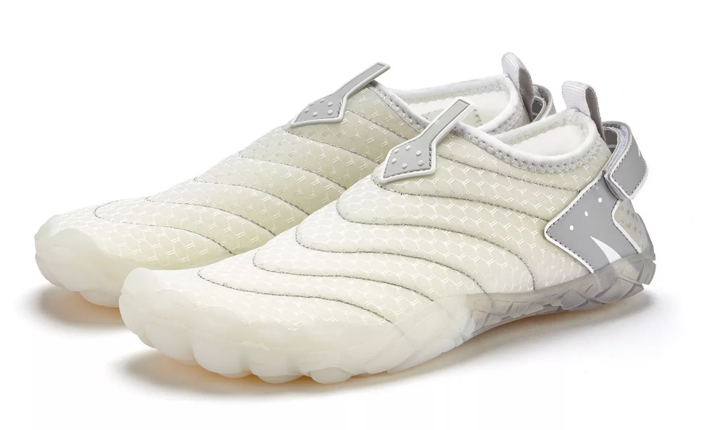 VENICE BEACH Badelatsche, Badeschuhe, Badeschlappe, Barfußschuh, leichter Slipper Aquaschuh Wasserschuh schnelltrocknend mit flexibler Sohle Unisex VEGAN